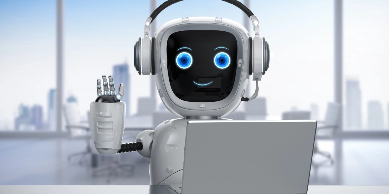 chatbot automation - robot providing responses in a chat