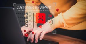 Unhappy customer leaving a negative review